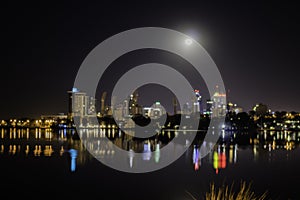 Perth city view from Burswood