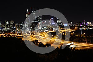 Perth at night