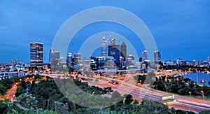 Perth Skyline at Night