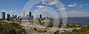 Perth skyline panorama