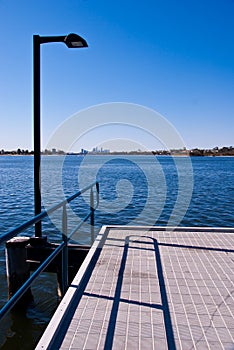 Perth Swan River jetty