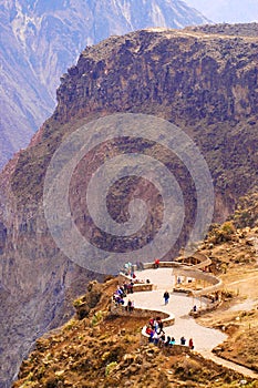 Peru, Colca canyon. the secend wolds deepest canyon at 3191m. photo