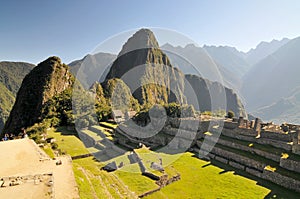 Peru, Cuzco area, Crow Valley, Machu Picchu Incas ruins