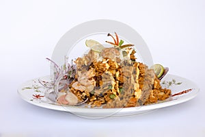 Peru Dish: Rice with Seafood (Arroz con Mariscos). photo