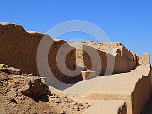 Peru, Ica region, Les Paredones archaeological site, Nazca district photo