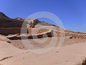 Peru, Ica region, Les Paredones archaeological site, Nazca district photo