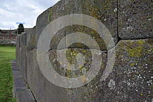 Peru, Inca prehistoric ruins in Chucuito near Puno, Titicaca lake area