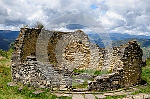 Peru, Kuelap extraordinary archeological site near Chachapoyas photo