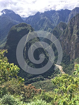 Peru, Machu Picchu, nature reserve, cliff, escarpment, geological phenomenon