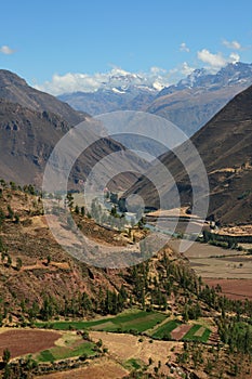 Peru mountains and valley