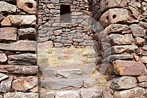 Peru, Pisac (Pisaq) - Inca ruins in the sacred valley in the Peruvian Andes