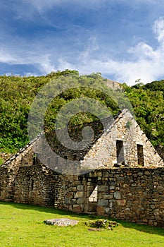 Peru, remote spectacular the Inca ruins of Choquequirao