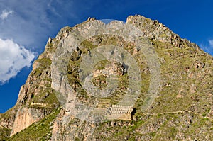 Peru, Sacred Valley, Ollantaytambo Inca fortress photo