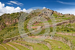 Peru, Sacred Valley, Pisaq Inca ruins