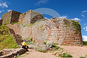 Peru, Sacred Valley, Pisaq Inca ruins