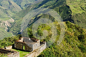 Peru, spectacular the Inca ruins of Choquequirau photo