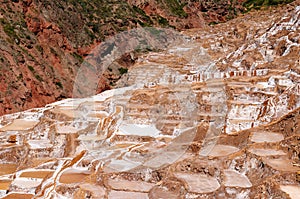 Peru, Traditional salt mine in Maras