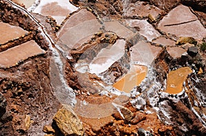 Peru, Traditional salt mine in Maras