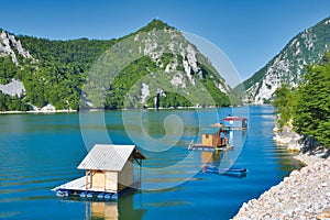 Perucac Lake is an artificial lake on the Drina River, Serbia