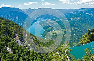 Perucac Lake and Drina river photo