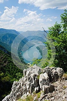 Perucac lake, view from Tara mountain