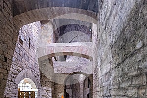 Perugia: inside the Paolina fortress. Color image