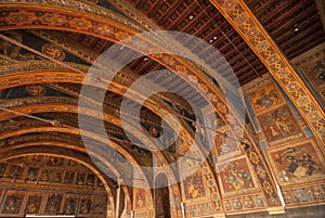 Perugia, interior of historic palace