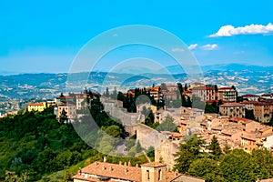 Perugia and Italian countryside