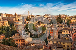 Perugia, Italy Old Town Skyline