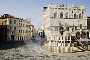 Perugia Main Square, Italy.