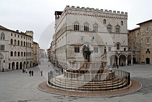 Perugia Main Square, umbria - Italy