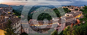 Perugia (Umbria Italy) view from Porta Sole