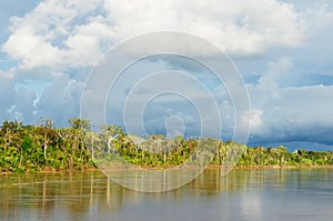 Peruvian Amazonas, Maranon river landscape