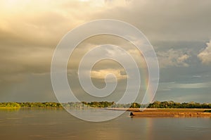 Peruvian Amazonas, Maranon river landscape