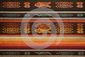 Peruvian cloth from the Andes