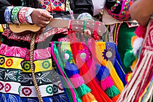 Peruvian dancers photo