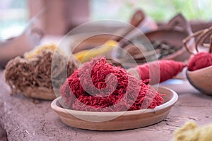 Peruvian fabric weaving