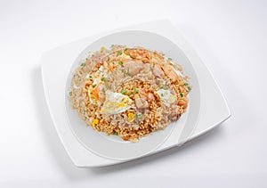 Peruvian food or peruvian fried rice photo