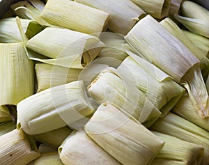 Peruvian food humita is a food based on corn that is consumed in the Andean area: Peru, photo