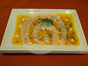 Peruvian food, Tiradito de Trucha photo