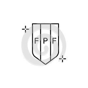 Peruvian Football Federation icon. Element of Peru icon