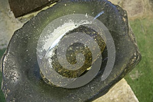 The Peruvian fulling stone or maray is a lithic object used to grind food in Peru.