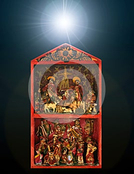 Peruvian Retablo handicraft photo