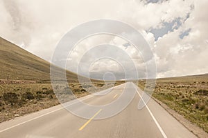 Peruvian roadway photo