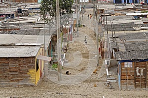 Peruvian shanty town