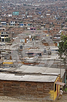 Peruvian shanty town