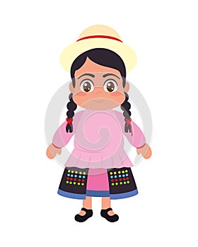 peruvian woman design