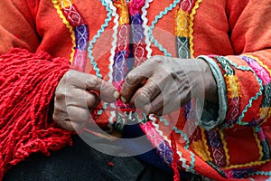 Peruvian Yarn Spinner photo