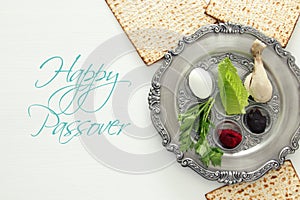 Pesah celebration concept & x28;jewish Passover holiday& x29;