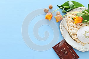 Pesah celebration concept jewish Passover holiday